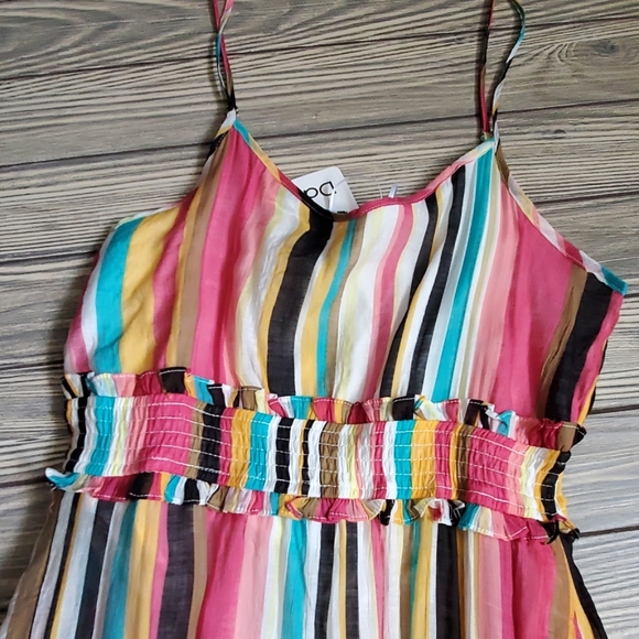 Pink Mint Stripe Maxi Dress - Picture 6 of 8